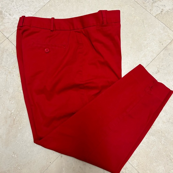 Talbots Red Women's Curvy Capri Pants - Picture 1 of 7